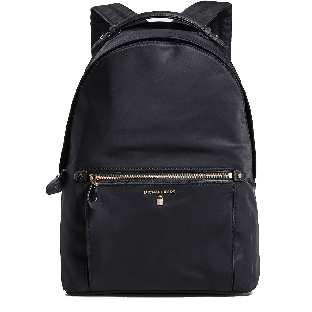 Michael Kors Kelsey Nylon Large Back Pack Bag- Black - Picture 4 of 11